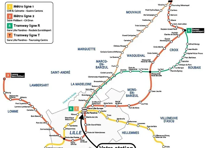 Apartment Character In The Heart Of Old Lille